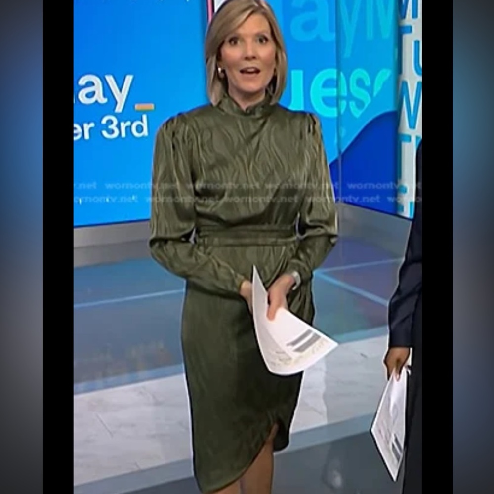 Ronny Kobo
Green Puff Sleeve Dress - Picture 3 of 5